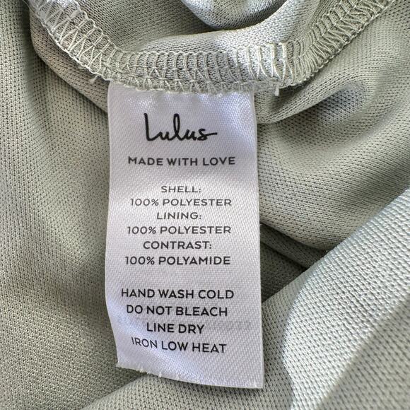 Lulus Kaylin Sage Pleated Lace Maxi Dress - Picture 10 of 11